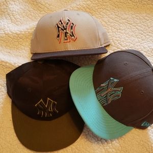 3 Yankee's hats